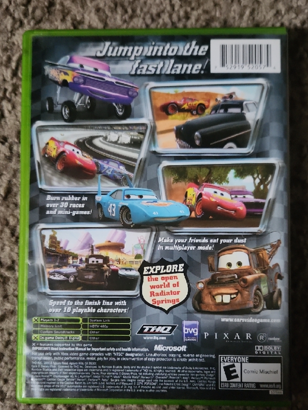 Disney·Pixar Cars Video Game - Green Case - Picture 2 of 3